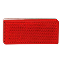 LED Autolamps 7030RB Red Stick On 70 x 30mm Reflector - Each